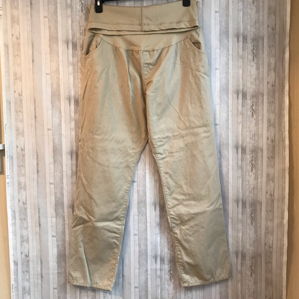 NWOT Liz Lange Khaki Maternity Pants